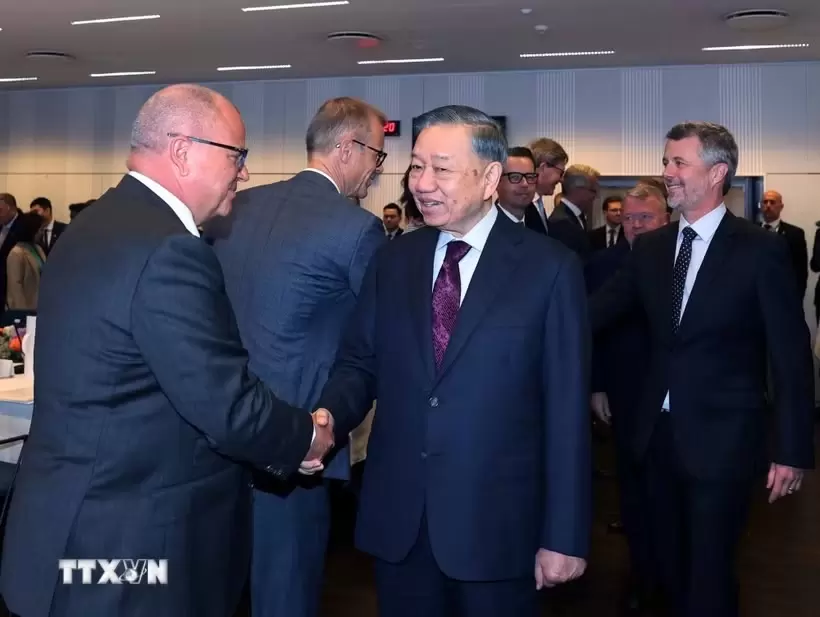 总书记、国家主席苏林会见丹麦一些代表性企业负责人——图1