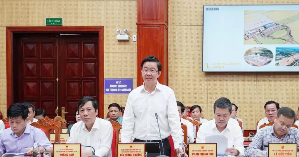 广治省要求T&T集团加快机场等项目进度并梳理障碍