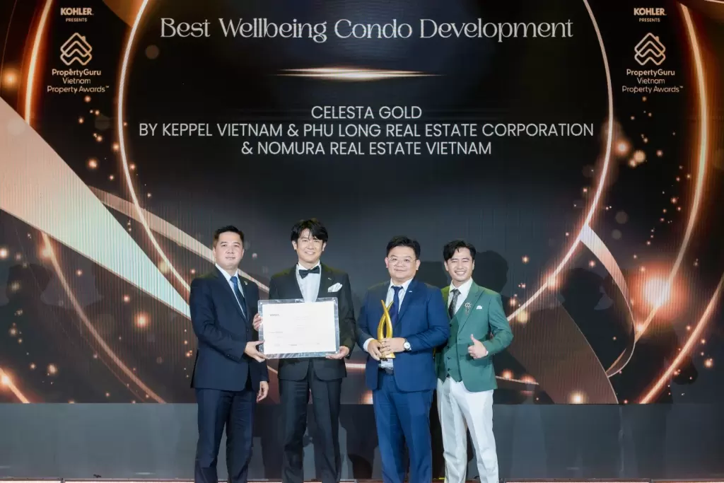 Celesta Gold获2026越南房地产奖最佳健康公寓开发奖 · 报道配图