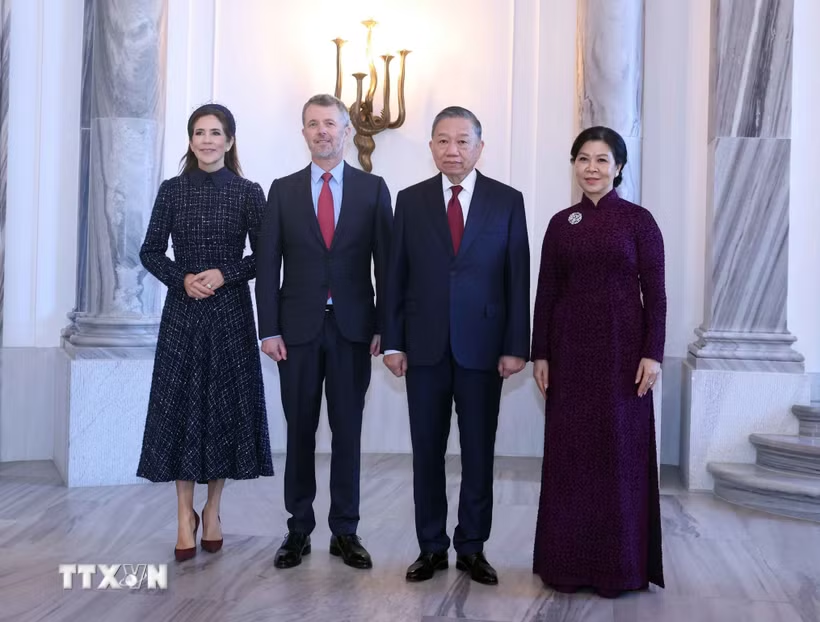 总书记、国家主席苏林会见弗雷德里克十世国王