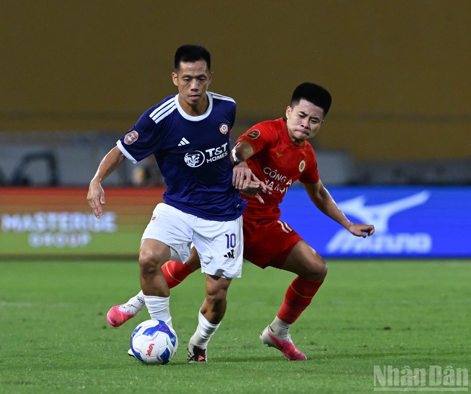 河內FC與公安隊比賽畫面