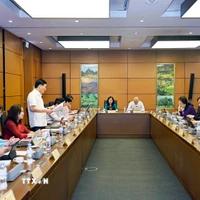 越南国会十六届二次会议第三日审议三项法律修订草案 · 报道配图