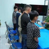 乂安省公寓多辆汽车玻璃被砸 警方抓获三名涉案未成年人 · 报道配图