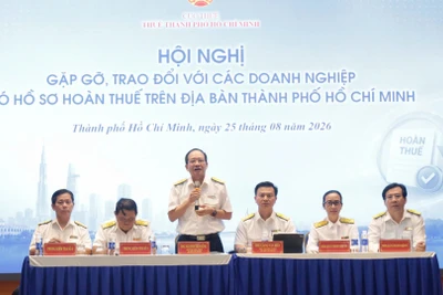 胡志明市税务局前九月预算收入538万亿越盾,达政府计划85.8% · 报道配图