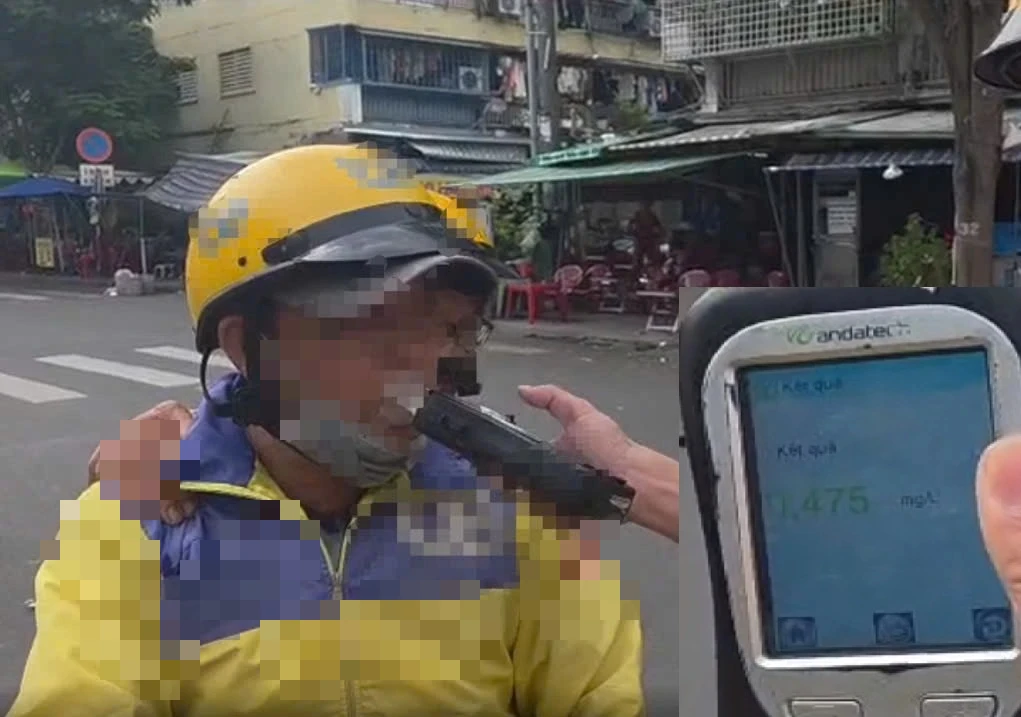 胡志明市多名网约车司机严重酒驾仍载客