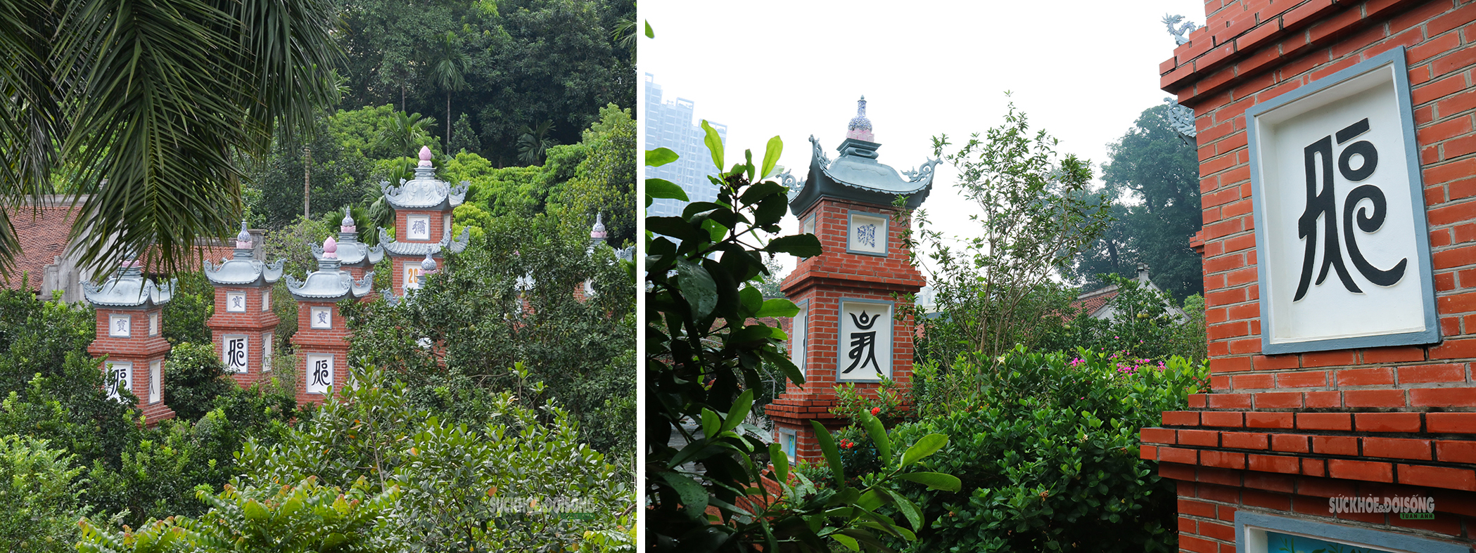 河內聖主寺近千年古寺藏於師範大學校園內 · 報道配圖