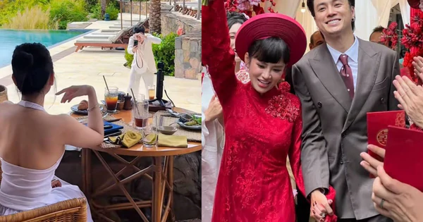 越南演員王英舉行訂婚儀式,未婚妻阮玉梅身份曝光 · 報道配圖
