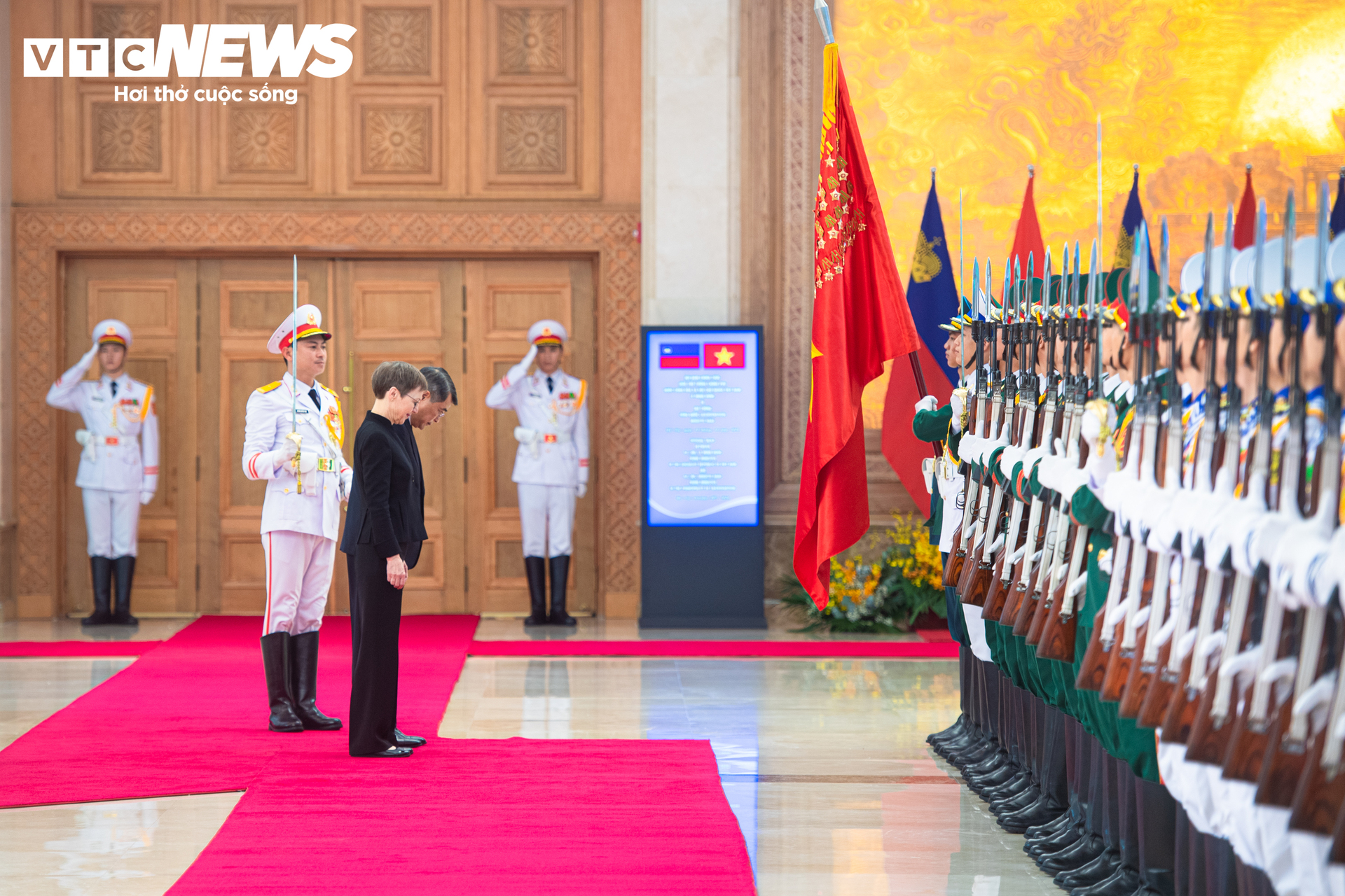 越南總理黎明興主持歡迎列支敦士登首相布麗吉特·哈斯儀式 - 3
