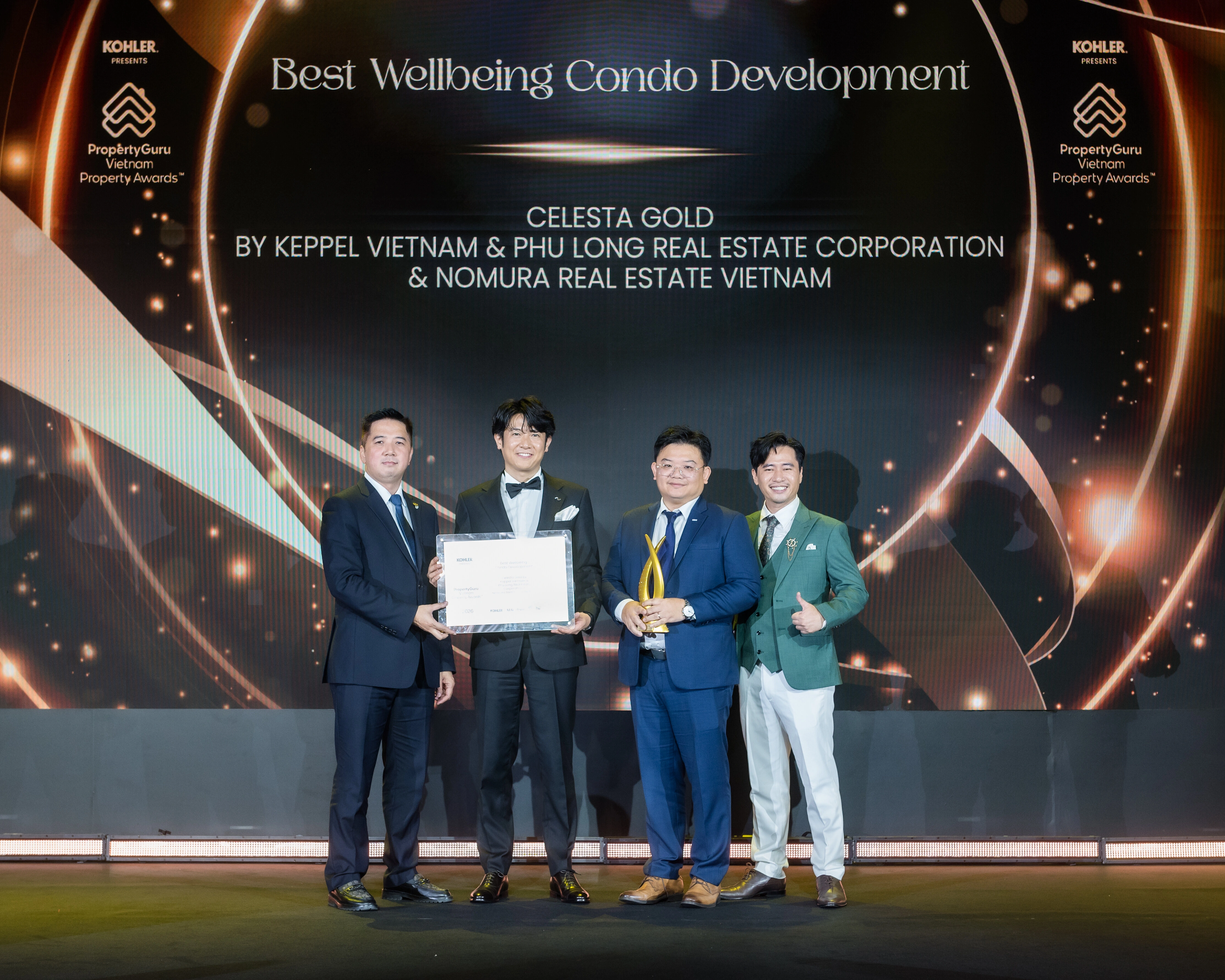 Celesta Gold获2026越南房地产奖最佳健康公寓开发奖 · 报道配图