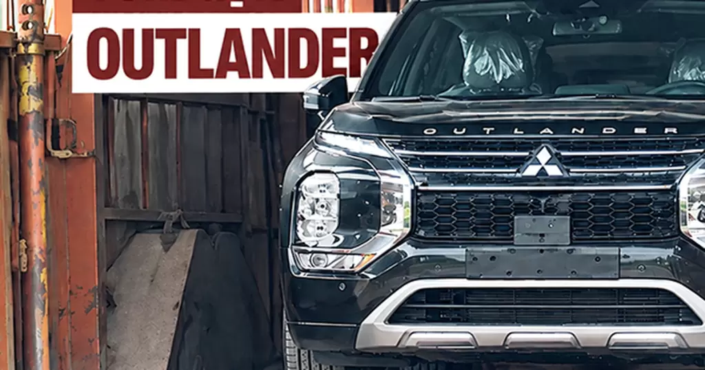 三菱Outlander 2026在越南運輸途中被拍到,預計2026年上市