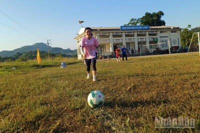 高平南俊鄉女足首戰全國賽後正式成立球隊 · 報道配圖