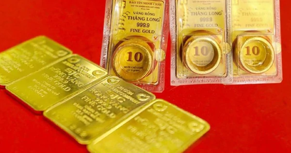 越南國內金價10月18日早盤較上週末回落 · 報道配圖