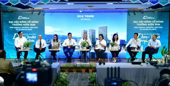 Coteccons 2026年度股东大会在胡志明市举行。