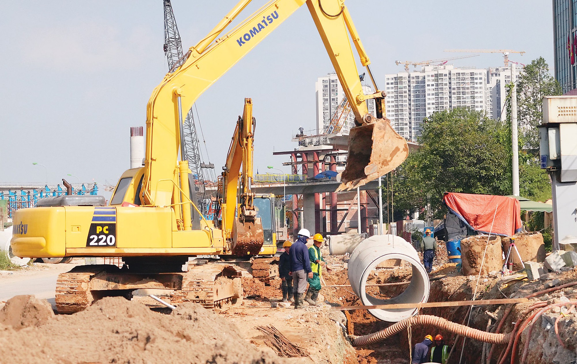 三环半路—升龙大道立交施工图5