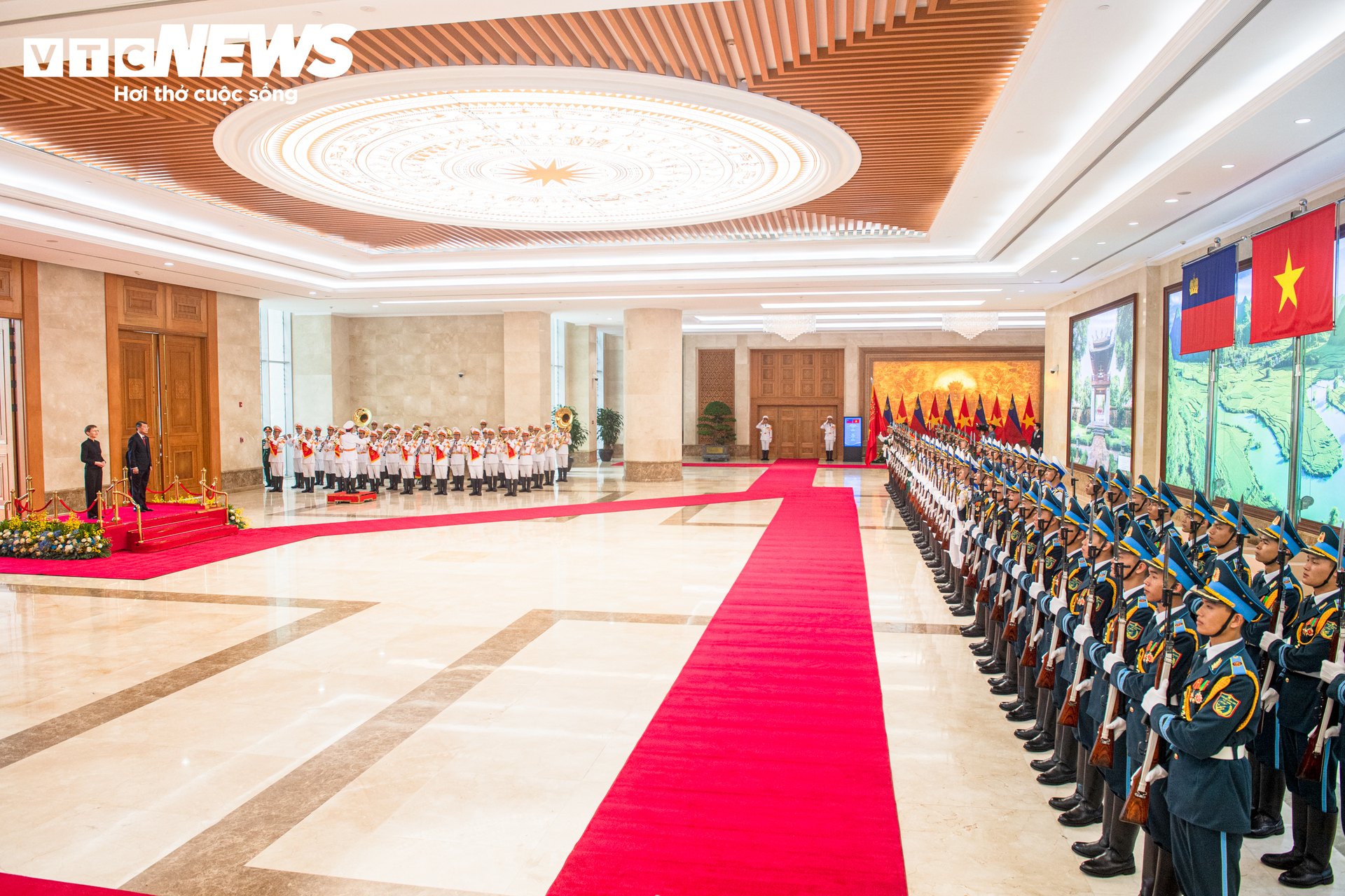 越南總理黎明興主持歡迎列支敦士登首相布麗吉特·哈斯儀式 - 1