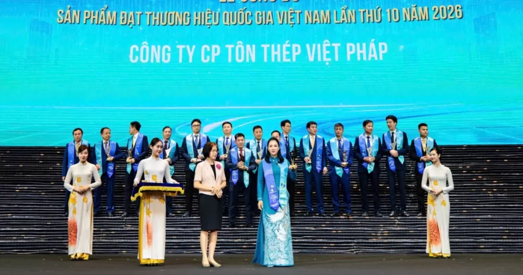 越南国家品牌2026公布仪式举行，Tôn Việt Pháp连续第二次获评
