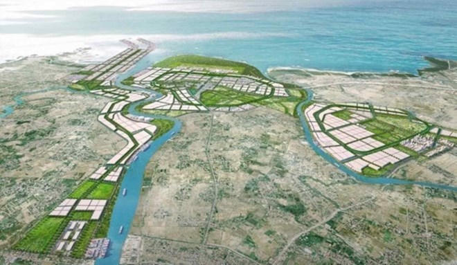 海防市南部经济区效果图