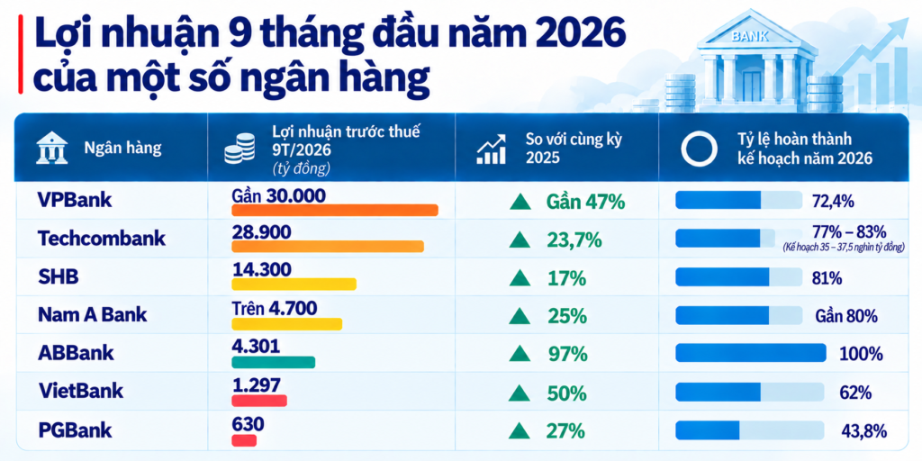Techcombank三季度税前利润1.04万亿盾，同比增25.8% · 报道配图