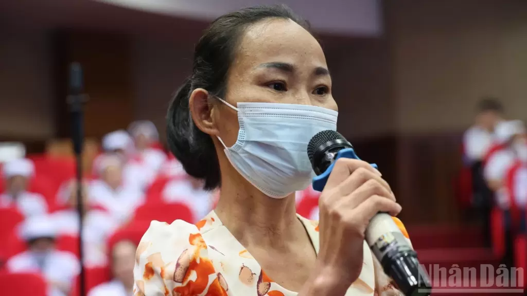 黄氏贤在公布仪式上分享。