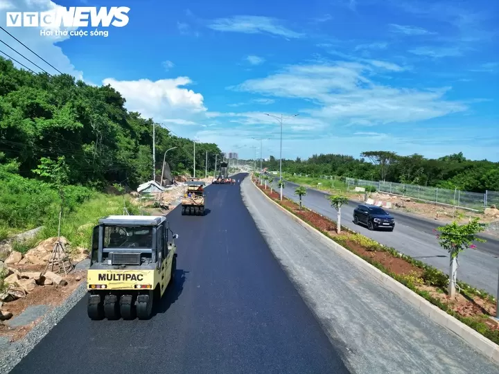 ĐT994沿海公路升级改造项目施工现场