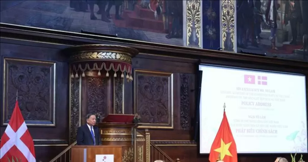 苏林对丹麦国事访问,提出五方向推动越丹合作