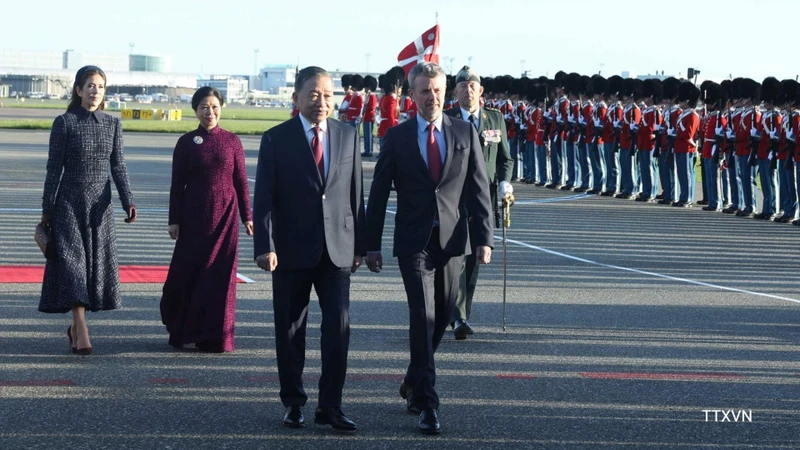 苏林访丹麦期间两国外长会晤，商定明年10月举行政府间委员会会议 · 报道配图