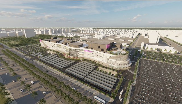 越南最大AEON Mall清化店正式開業，三天接待約20萬人次