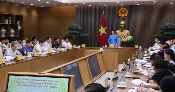 越南成立指导委员会完善岗位体系,副总理要求不得以现有编制合法化岗位 · 报道配图