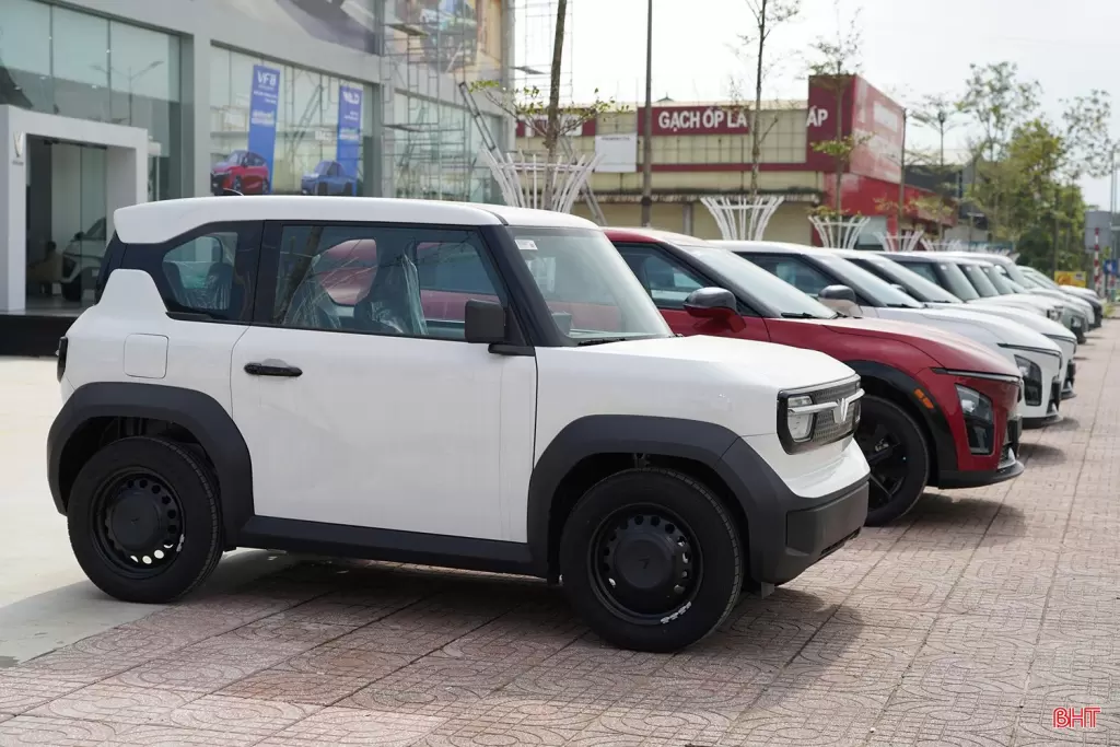 河榮VinFast展廳備有大量車型