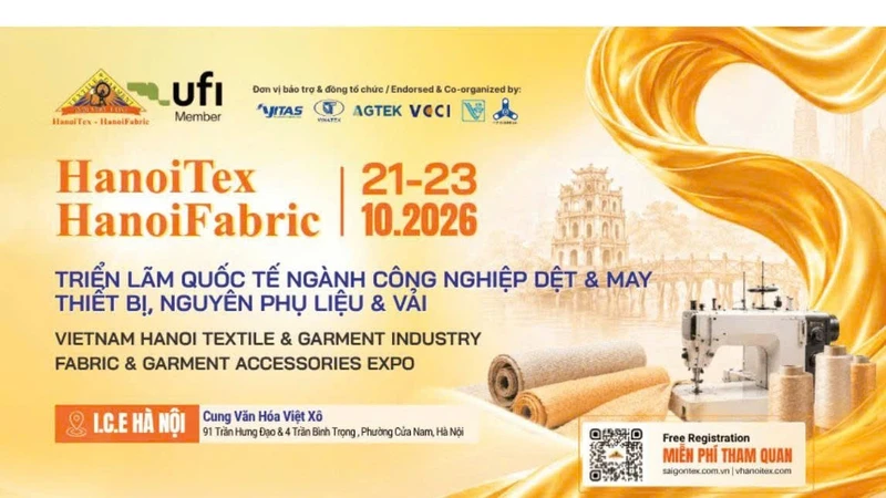 河內國際紡織展HanoiTex-HanoiFabric定於10月21日至23日舉行 · 報道配圖