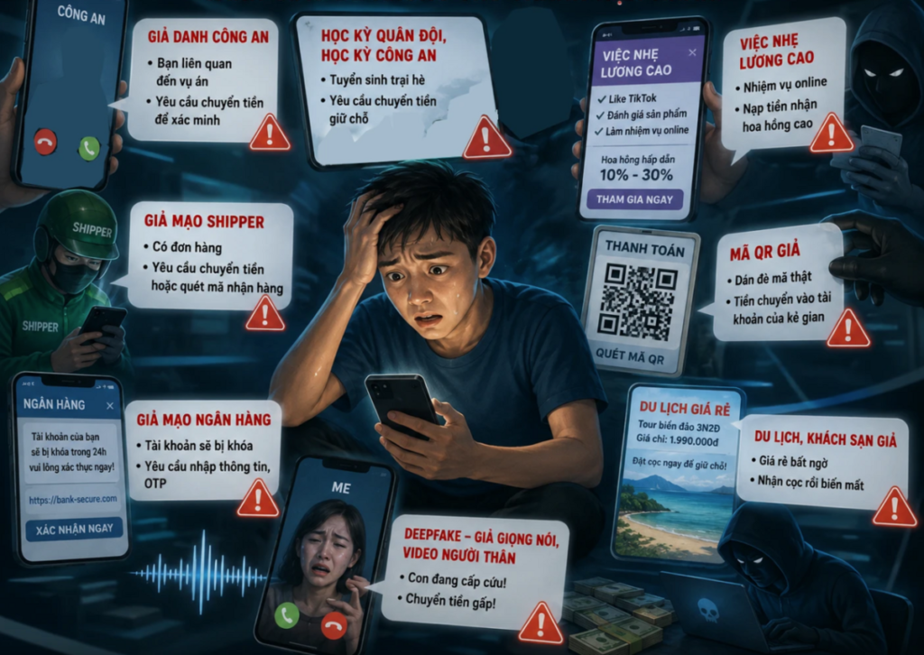 越南公安部警告同形域名诈骗 仿冒网站可致账户被盗