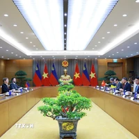 黎明兴总理与列支敦士登公国首相布丽吉特·哈斯举行会谈。