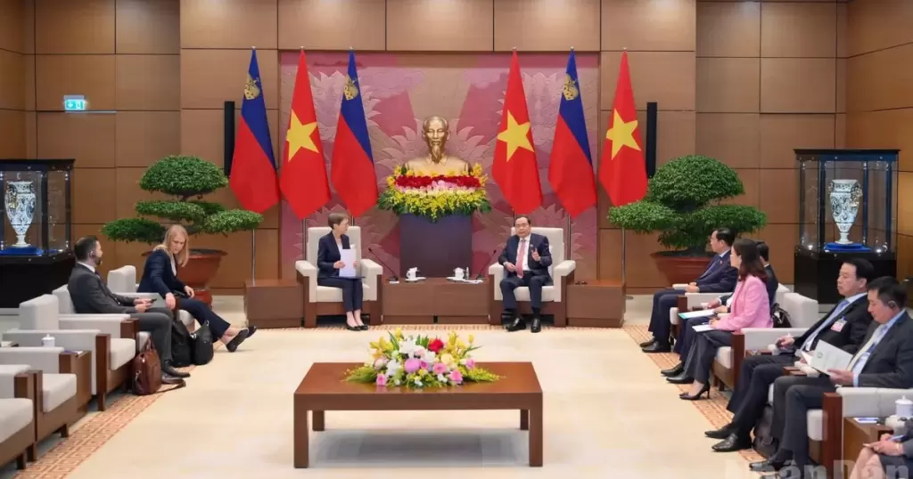 列支敦士登首相首次正式訪越，雙方簽署自貿與避免雙重徵稅協定