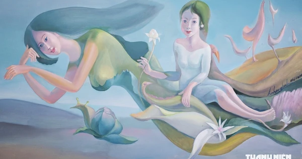 胡鸿灵在胡志明市举办个人画展 展出逾30幅油画 · 报道配图