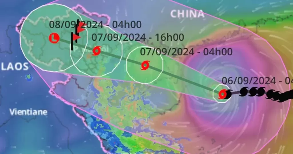越南更新气候情景:超强台风频率将随升温上升