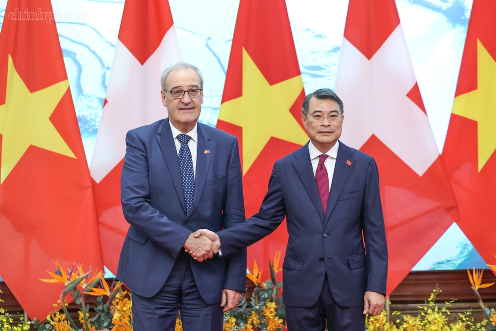 瑞士總統帕爾梅林訪越，提議對接加密谷與越南創新生態 · 報道配圖