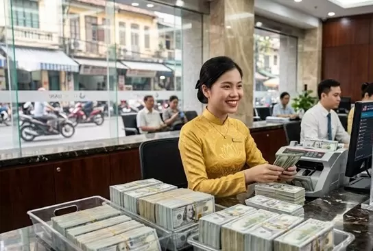 越南多家銀行美元賣出價持穩於26,065至26,096越南盾
