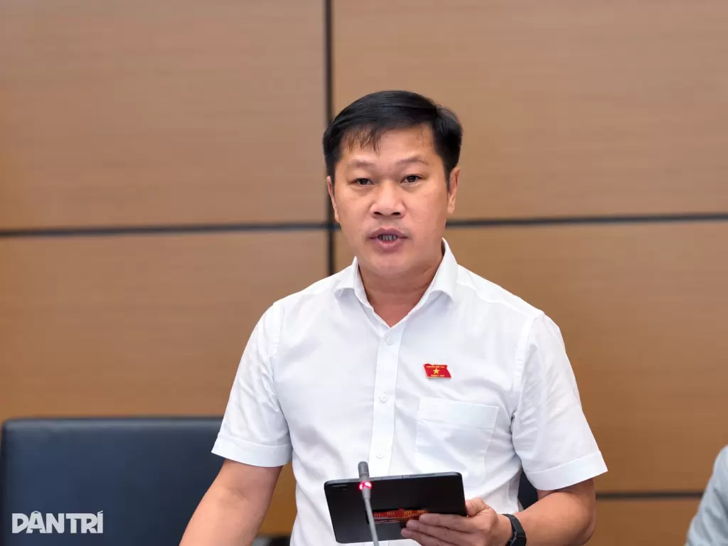 廣治省代表團代表阮慶武