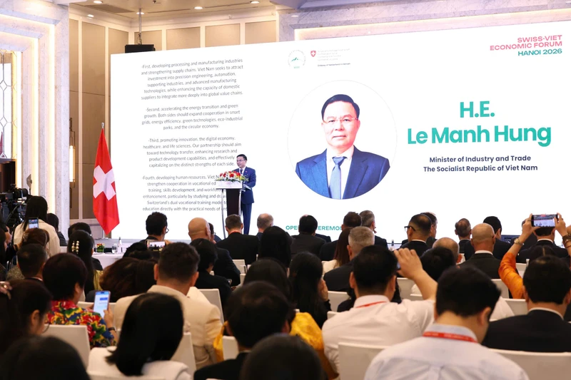 越南與瑞士在自貿協定簽署後推動企業對接合作 · 報道配圖