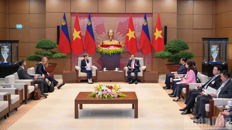 列支敦士登首相首次正式訪越，雙方簽署自貿與避免雙重徵稅協定 · 報道配圖