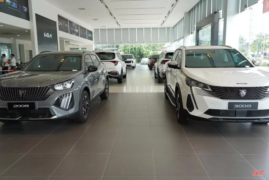 展廳內現售的車型