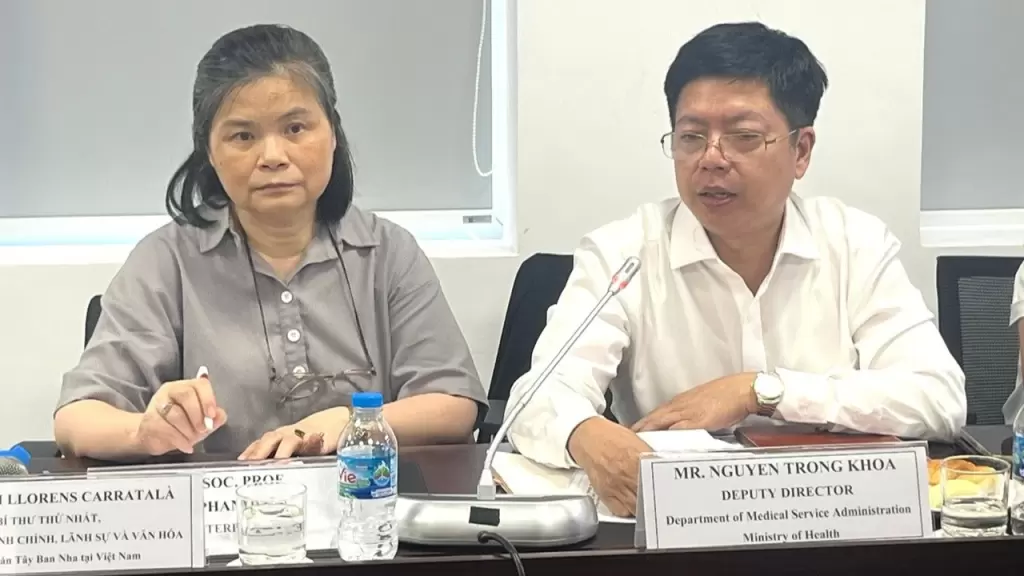 阮仲科在座谈会上交流
