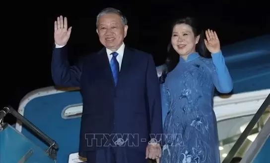 越共总书记苏林启程访问丹麦、欧盟和比利时