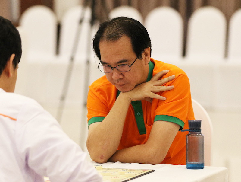 越南棋手阮成保搭檔印尼選手獲成都象棋雙人賽第五 · 報道配圖