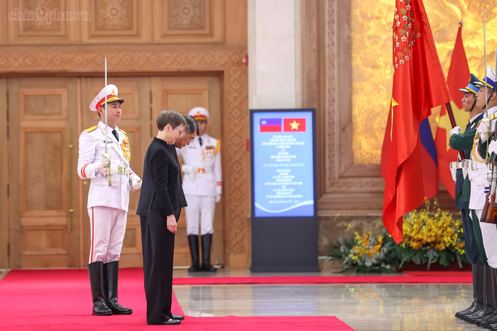 黎明興總理主持列支敦士登首相正式歡迎儀式
