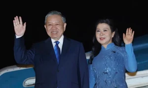 苏林总书记、国家主席及夫人启程访问丹麦、欧盟和比利时