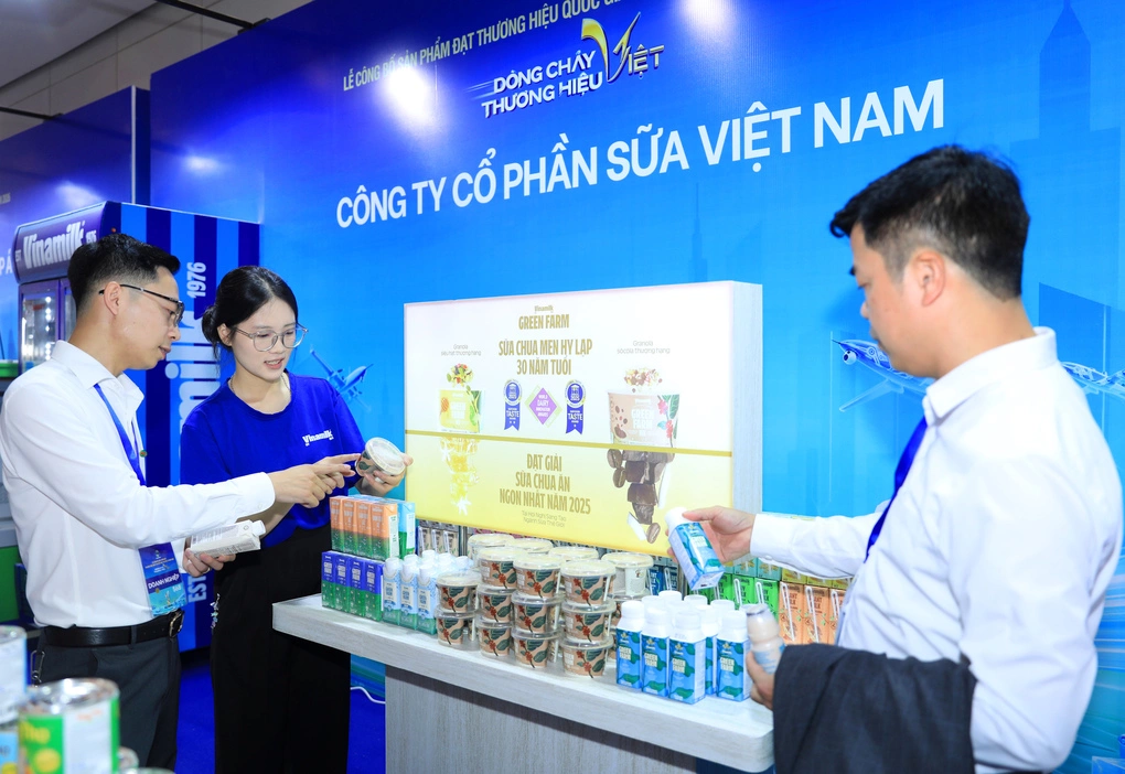 Vinamilk在2026年越南國家品牌認證產品推介活動上的展位