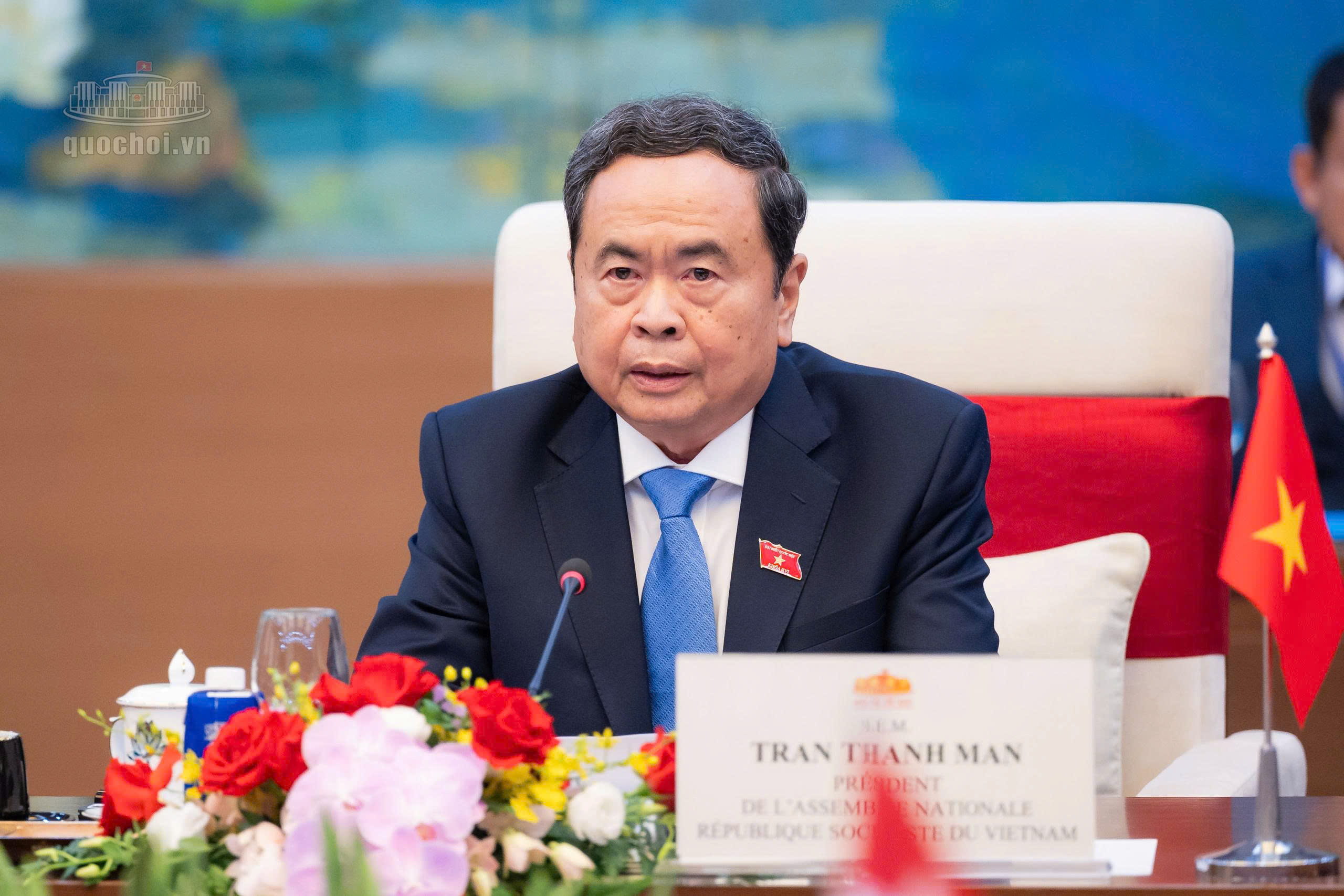 越南国会主席会见瑞士总统,提议推动越欧自贸协定批准 · 报道配图