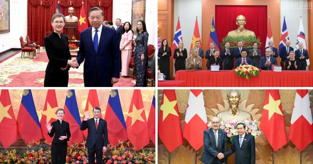 越南与欧洲自由贸易联盟签署自贸协定，结束14年谈判