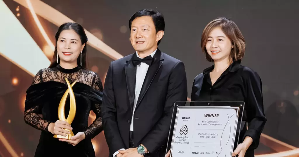 Khải Hoàn Imperial獲PropertyGuru越南房地產獎